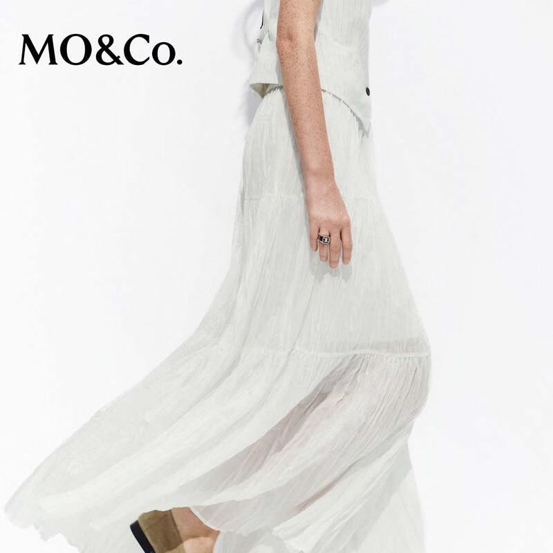 MO&Co. Women's Ruffled Tiered Skirt