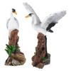 2 Stück Harzstatue Lebensechte Simulation Vogelskulptur Für Garten Büro Hausdekoration Miniatur Landschaftsornament Chinesisch