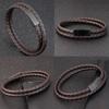 Special Luxury Style Leather Combination Splicing Men's Leather Bracelet Three Colors DIY Size New Year's Surprise Gift