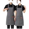 Jingwangrun Solid Color Waterproof Canvas Apron