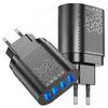 Szybka Ładowarka Sieciowa Alogy 4X Usb Quick Charge 3.0 2.4A Czarna