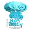 Runtowo 6pcs Happy Birthday Spirals Decorations ,Pvc Spirals Ribbon Decoration For Anniversary Birthday Party Decor