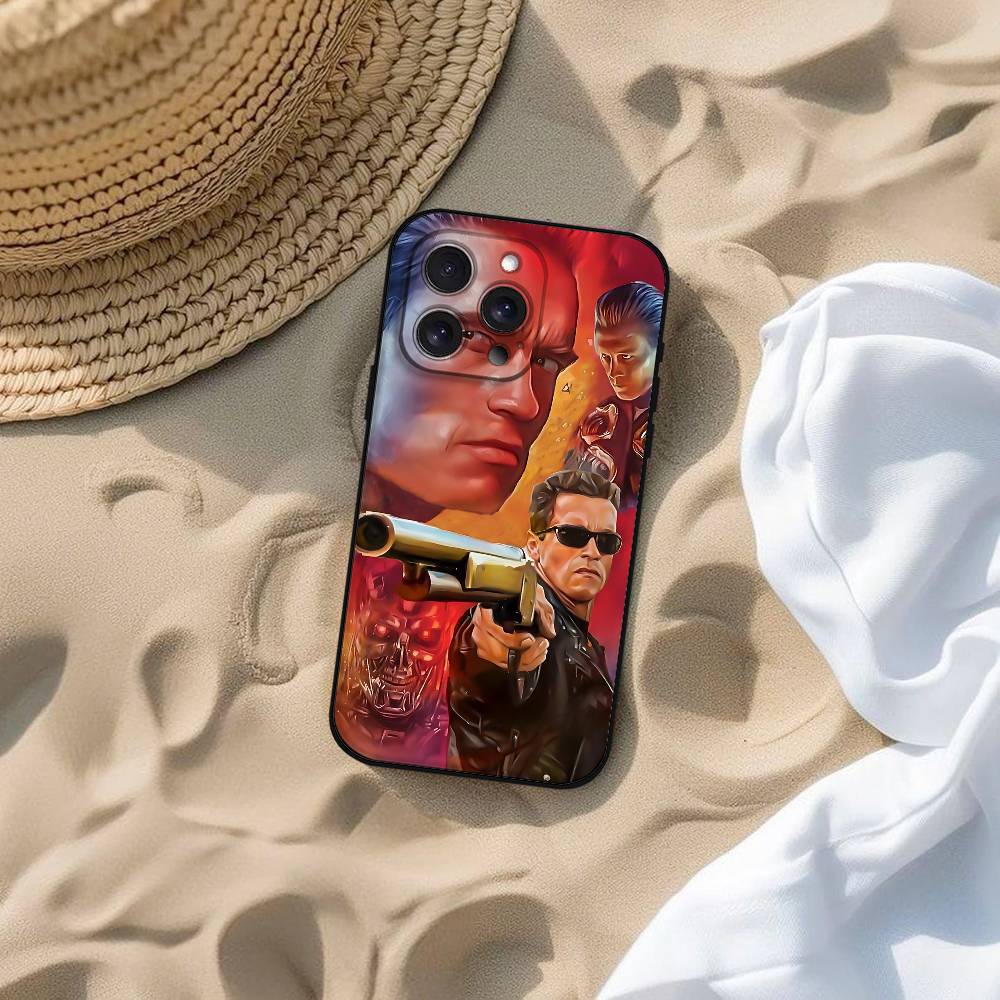 Arnold Schwarzenegger Terminator Phone Case For IPhone 17 16 15 14 13 12 11 PRO MAX PLUS Mini TPU Soft To Skin-friendly Case