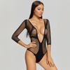 Women Hollow Out Teddies Lingerie Sexy Erotic Babydoll Lingerie Fishnet Bodysuit