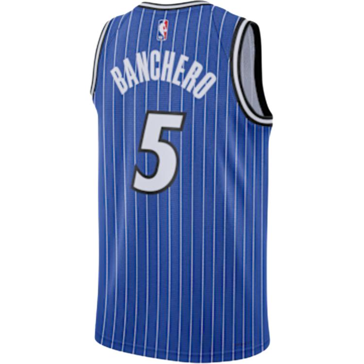 Nike Orlando Magic Team Letter And Number Pattern Round Neck Sleeveless Vest Men Tops HM3988-480