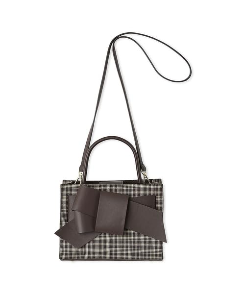FRAY Ruel Ribbon Middle Bag FWGB254305 BRW F I.D. (Check)