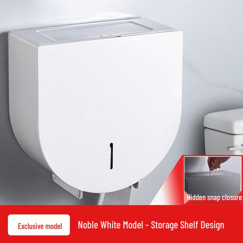 

RSRDDY Hotel Stainless Steel Large Roll Paper Holder