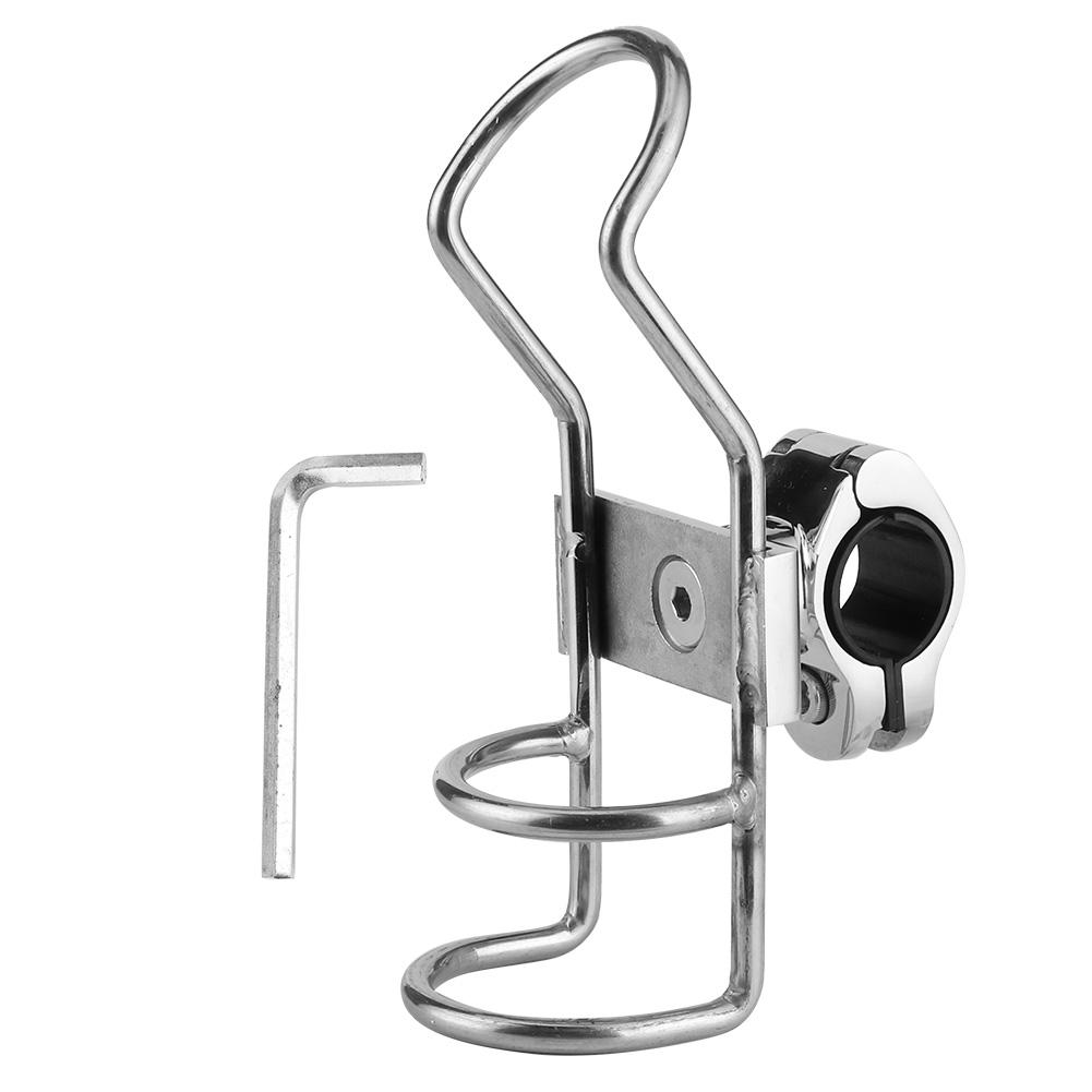 Fishing Rod Rack Stainless Steel Rail Mount Pole Bracket Support Clamp Boat Accessories26mm 1.0in