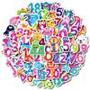 50 New Products Animal Series Puzzle Stationery Stickers Digital Stickers Cartoon Waterproof Decorative Helmet Water Cup