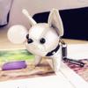 Cartoon Chubby Leather Keychain Cute Car Keyring Unique Dog Pendant  Friend