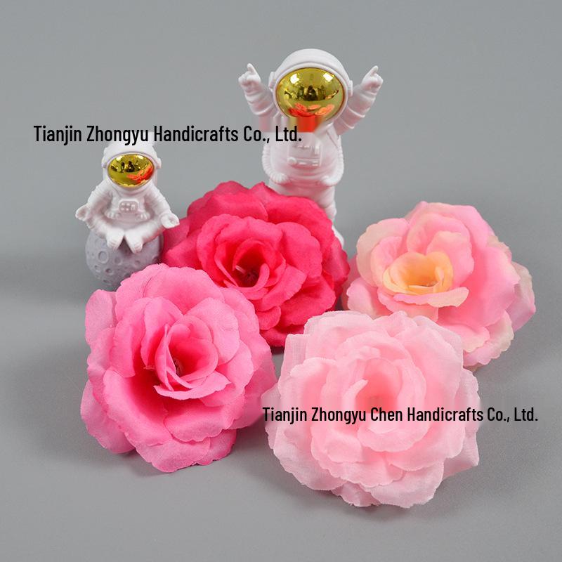 8CM Silk Rose Flowers for Wall, Box Projects, Scenery, Weddings, Flower Balls, and Ceiling Decor