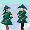 Costume Gioco di Ruolo Albero di Natale Per Bambini Abito Festivo per Feste e Spettacoli Natalizi