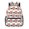 Dudu Is Exercising Backpack Student Boys Girls BookBag Children School Bag Laptop Shoulder Bags for Men Women