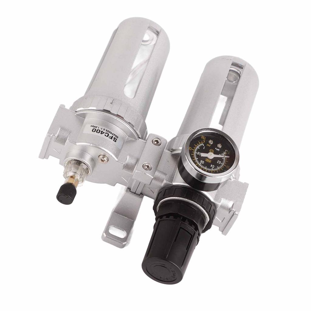 Air Filter Water Trap Set Source Processor Pressure Regulator Pneumatic Component Oil Separator