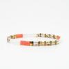 Boho Style Tila Bead Rainbow Braided Bracelet Couples Handmade Geometric Charm Jewelry
