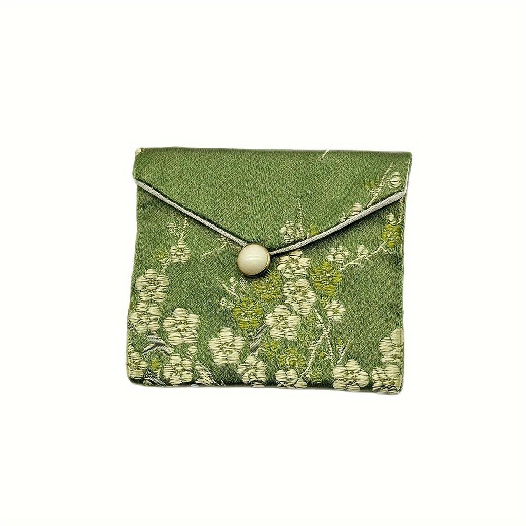 1 piece of jewelry bag: drawstring/zippered cloth pouch, for bracelets & accessories, packaging storage