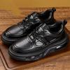 Leather Shoes Men Luxury Trekking Casual Trendy Athletic Hoverboard Sneakers Air Cushi Shoe Outdoor Walking Chunky