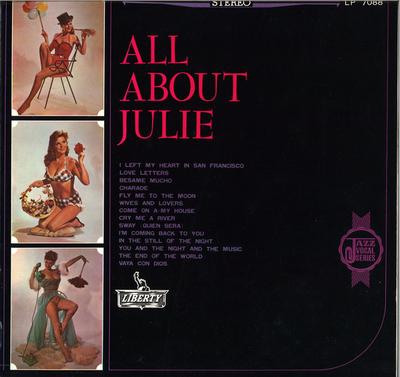 Płyta LP JULIE LONDON All About Julie LP7088 LIBERTY Japonia Jazz Używana