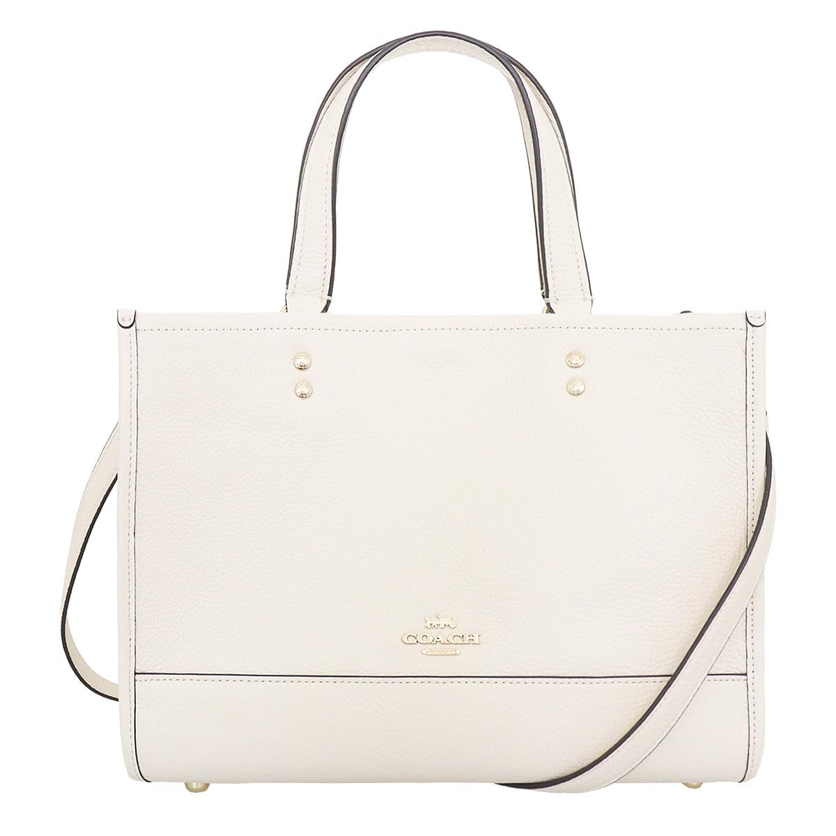 

Сумка FCO976 CO976 Chalk Refined Pebbled Leather Dempsey Carryall [Coach] (Сумочка) Жіночий [Аутлет] [Бренд] [Елемент]