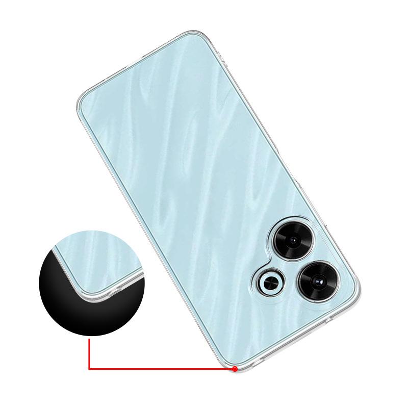 Suitable for Redmi K90 Max ultra-thin transparent mobile phone case Turbo 5 Max high-transparency tpu anti-yellow soft case 15A