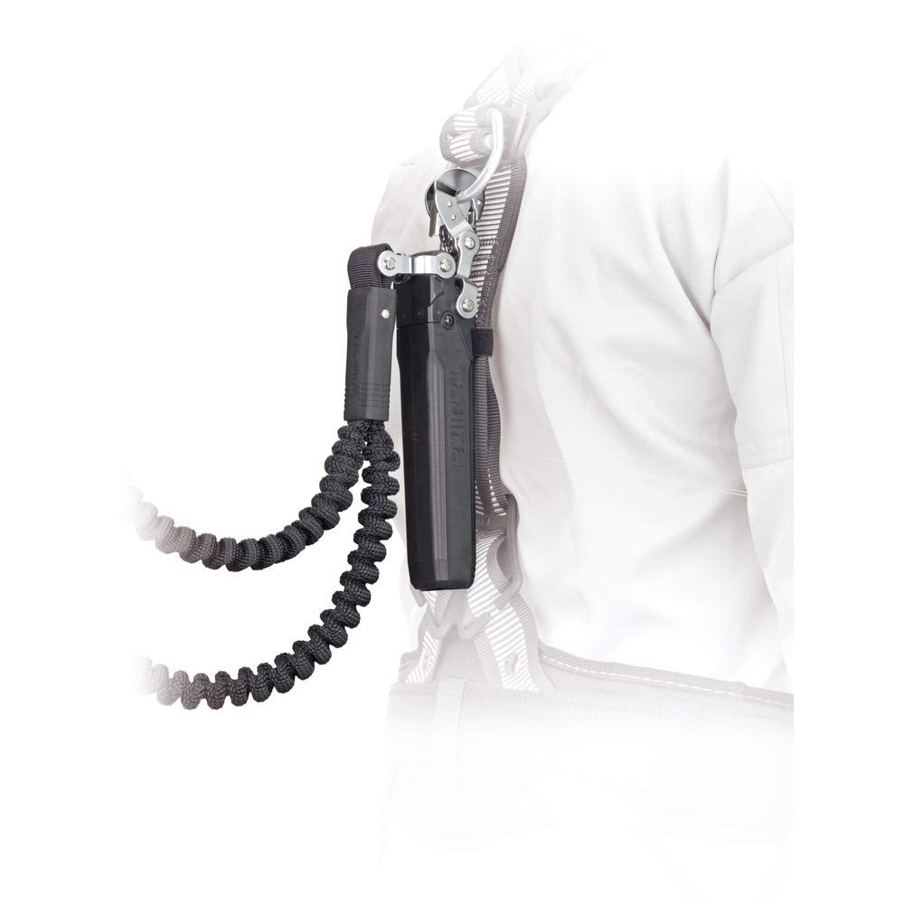 Tajima New Standard Safety Belt Bellows type double lanyard for harness Elastic bellows type rope shortens when not in use Hard quenched gate steel