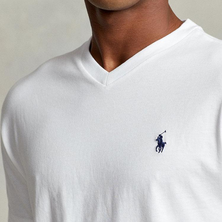 Polo Ralph Lauren Pony Embroidered Pullover Casual Short Sleeve T-Shirt Men T-Shirts White 710794518-001