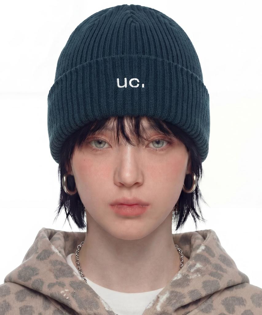 Eondeokeonteulol Four Seasons Beanie Beanie / Rib / Loose / Uc / B Green