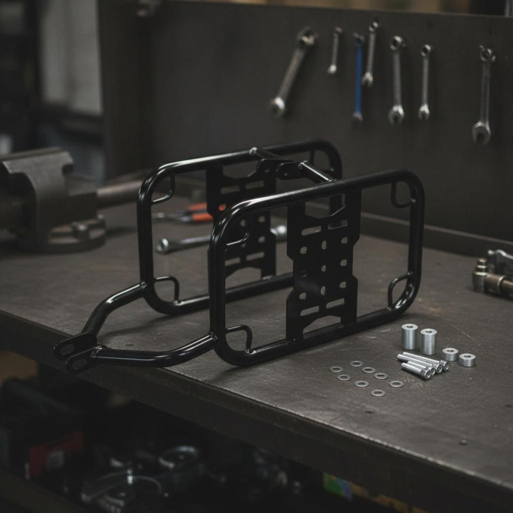 Side Luggage Rack Easy Installation Mounting Bracket with Hardware