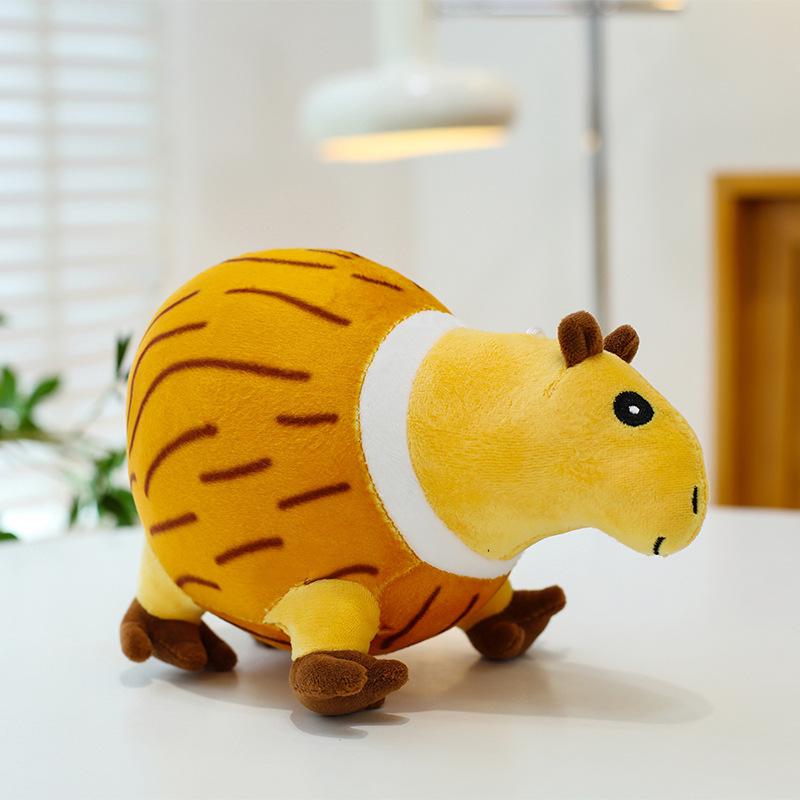 American Shanhaijing Monster Plush Toy Shark Wooden Stick Doll Pendant