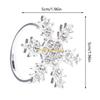 Snowflake Napkin Buckle Napkin Ring Wedding Party Napkin Ring Decoration D57B