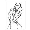 Nordic Minimalist Figures Line Art Sexy Woman Wall Canvas Painting Girls Drawing Posters And Prints Decor For Living Room HD0095