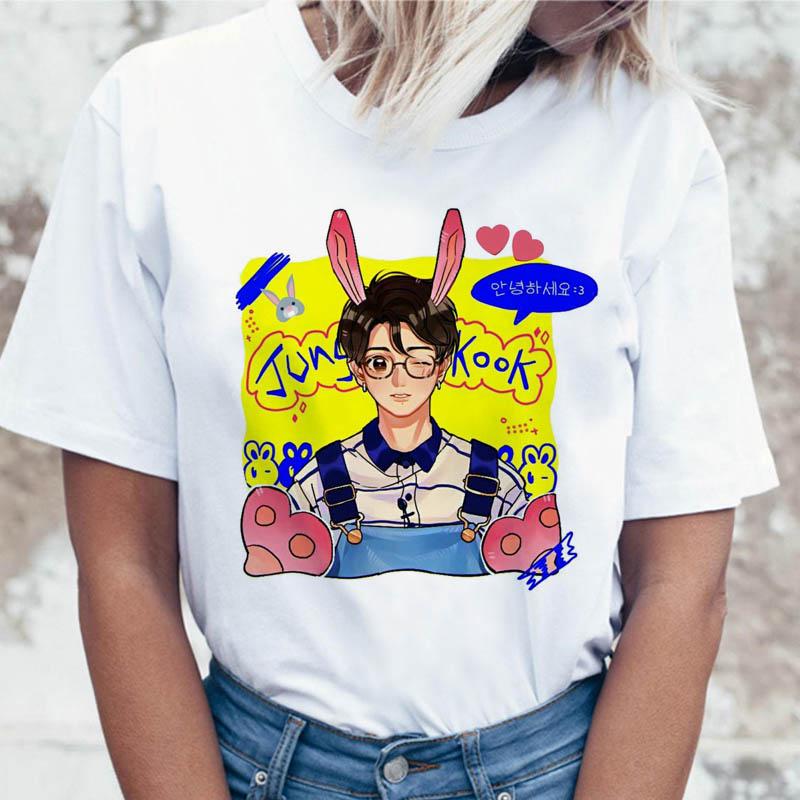Kip T-Shirt JIN SUGA J HOPE Women JIMIN V JUNGKOOK Top T-shirt for K pop