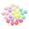 Colorful Cute Heart-Shaped Plastic Beads for DIY Jewelry & Phone Chains