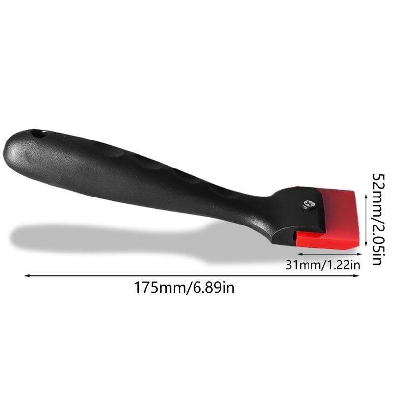 Rubber Ice Scrapers Multipurpose Scrubber for Kitchen Bathroom Car Window and Floor Grout Maintenance Cleaning Tool
