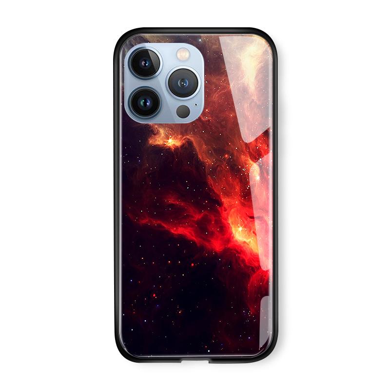 Telefondeksel i herdet glass for Samsung A06 A12 A16 A22 A32 A34 A53 A56 S20FE S23 S25 iPhone 11 12 13 14 15 16 17 Myk kant Støtsikker Glatt skall