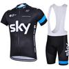 New Summer SKY Short-sleeved Overalls Cycling Suit Bicycle Men's Moisture-wicking Outdoor Clothes