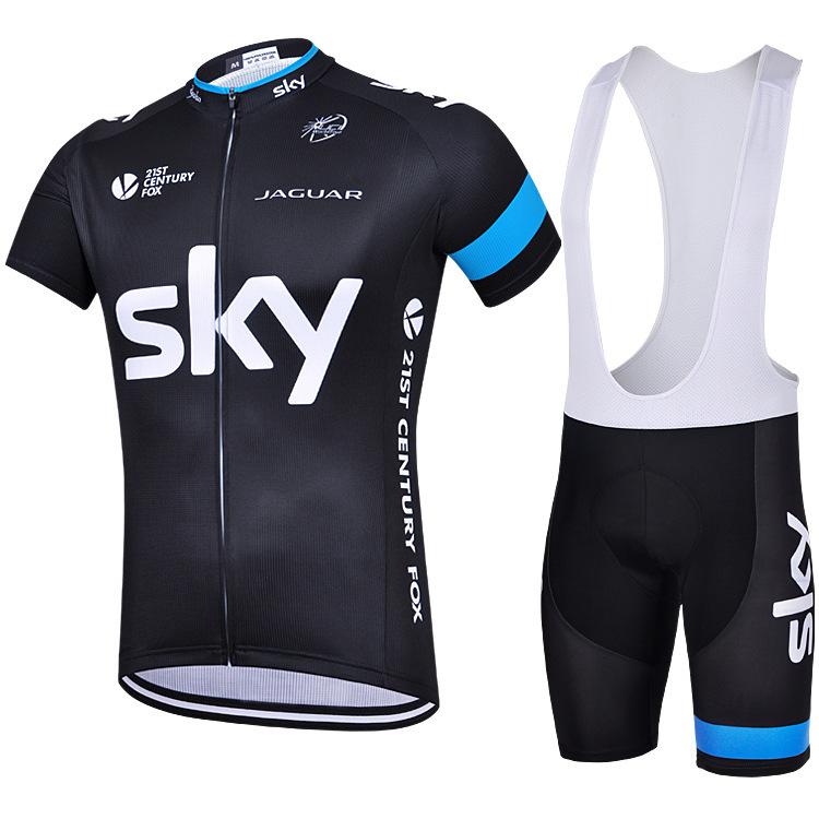 New Summer SKY Short-sleeved Overalls Cycling Suit Bicycle Men's Moisture-wicking Outdoor Clothes