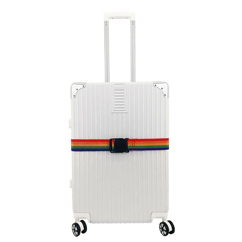 1Pcs Adjustable Luggage Strap Cross Belt Travel Suitcase Nylon Lock Buckle