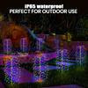 Outdoor LED Firework Christmas Decor Solar Lights Waterproof Garden Party Fairy Solar Lights for Landscape Lawn Pathway Patio