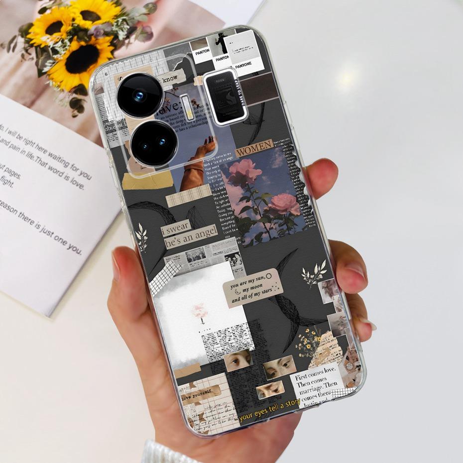 For Realme GT3 RMX3709 Cool Dragon Cartoon Phone Case For Realme GT 3 GT3 240W 5G Soft Silicone TPU Cases