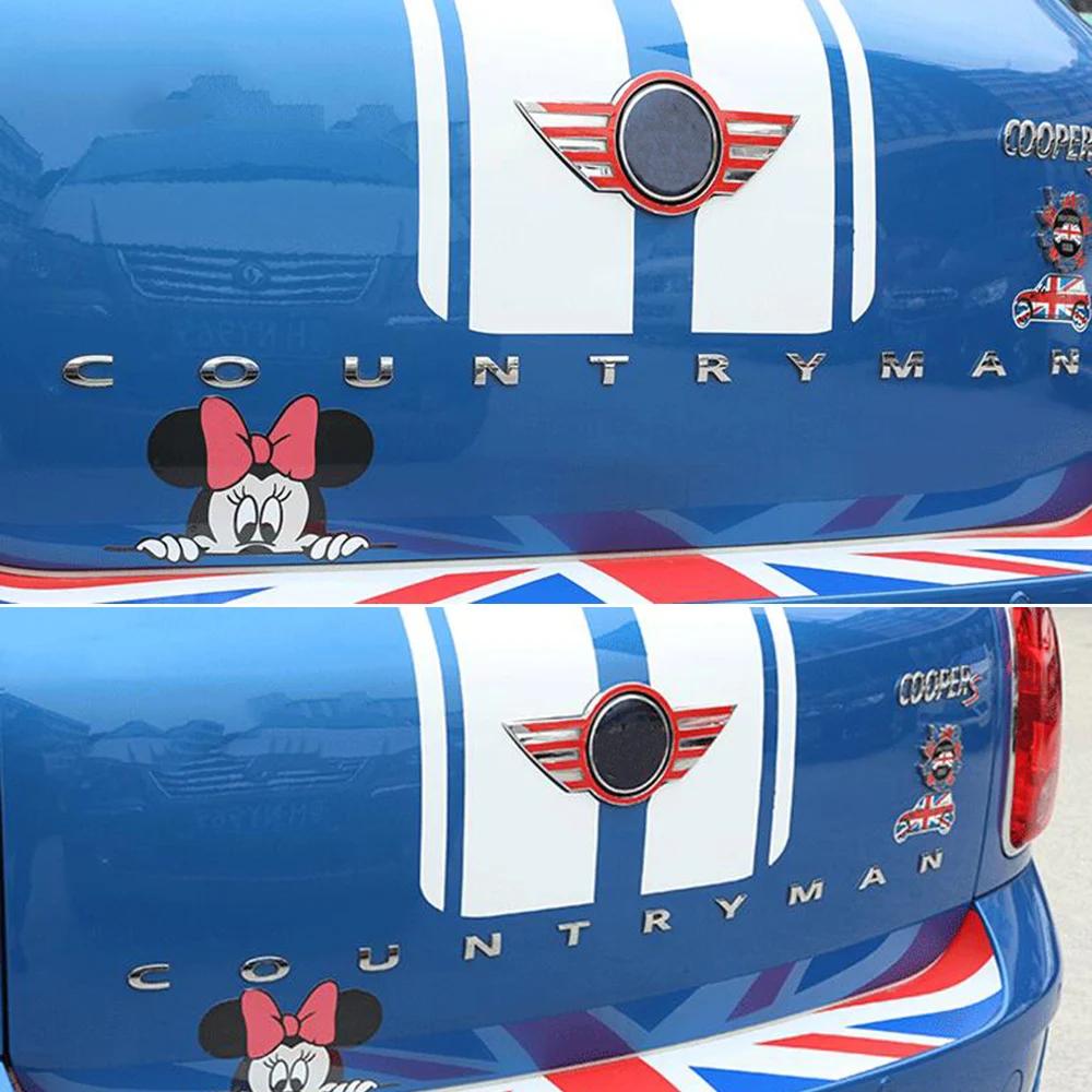 Car Tail Metal 3D Letters Sticker And Emblem Rear Trunk Decoration For MINI Cooper Countryman R60 F60 Car Styling Accessories