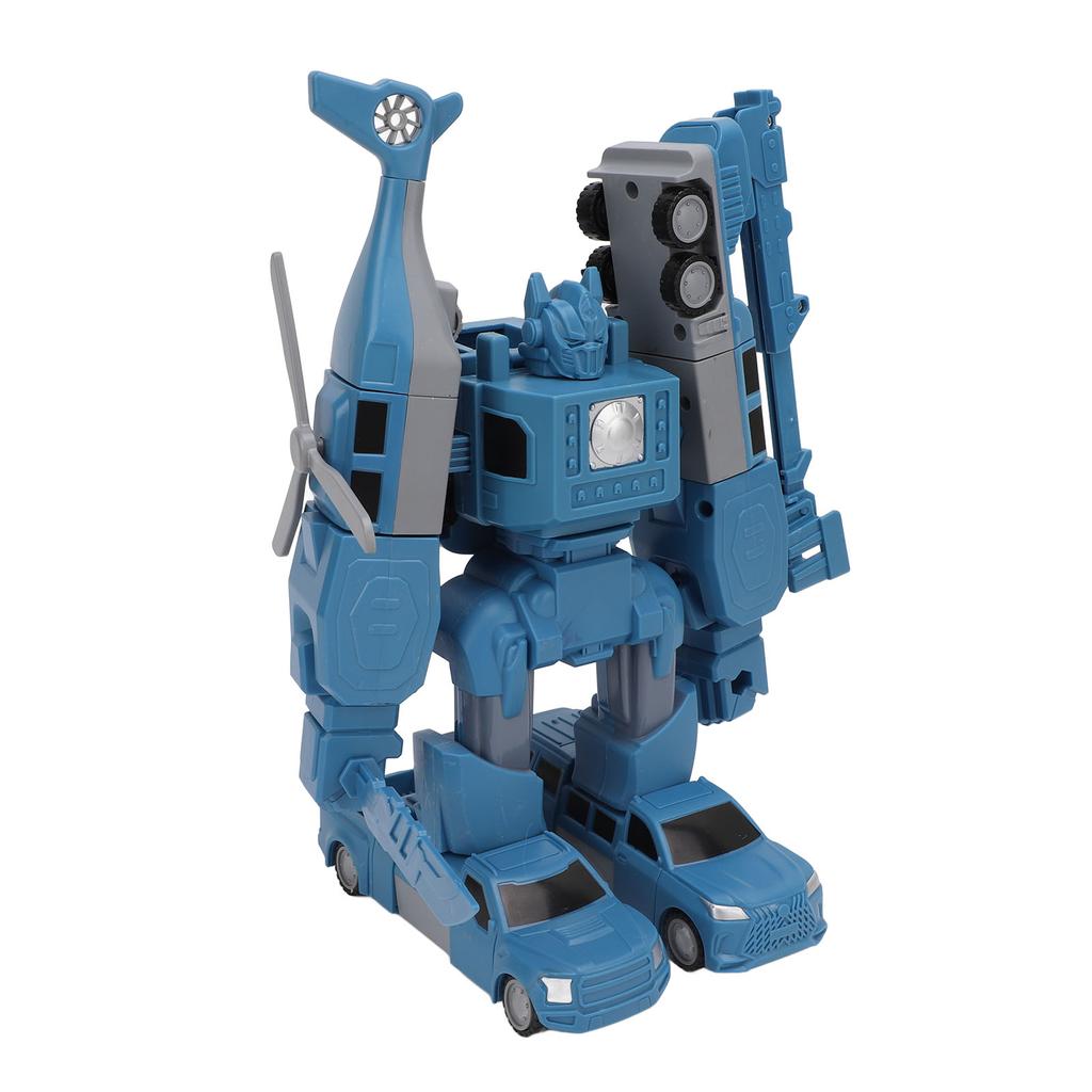Magnetic Assembled Toy Transforming Robot Car Kids Splicing Vehicle for Daily Entertainment and Skil