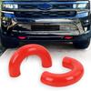 2pieces Front Tow Hooks Covers Hooks Covers Tow Hooks Covers Car Tow Hooks Hitch Cover Durable