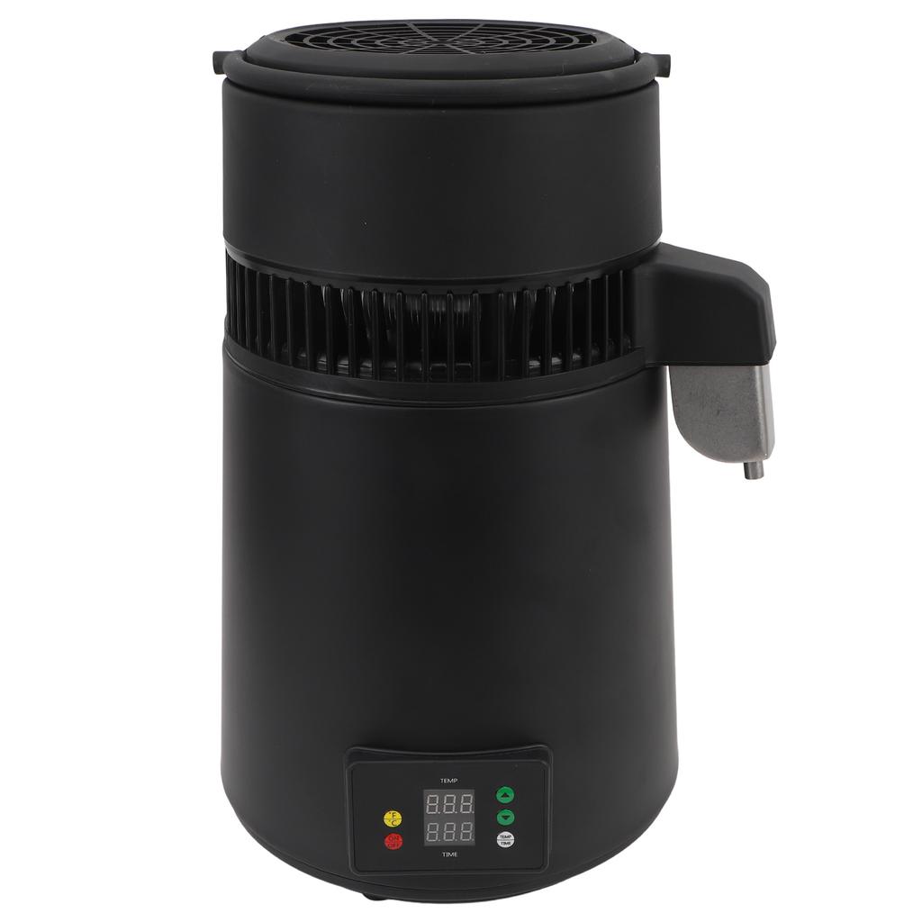 4L Water Distiller 750W Automatic Distilled Water Maker Distilling Machine with Blue Lid Glass