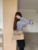 Niche Frosted Cowhide Retro Messenger Bag - Casual Crossbody/Shoulder Hobo Bag