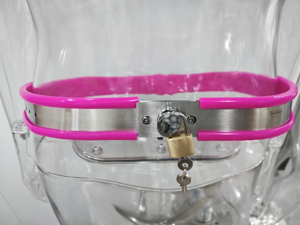 Adjustable Chastity Belt Stainless Steel Metal Waist Band Bondage Restraints for Woman Men Fetish Wear  Tools Sex Products