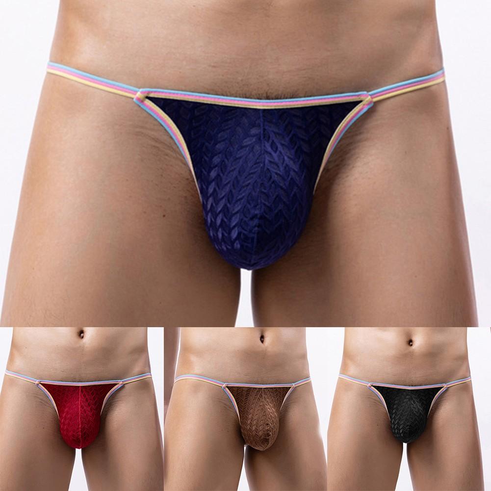 Höschen für Herren, Unterwäsche, Beutel, normal, sexy, einfarbig