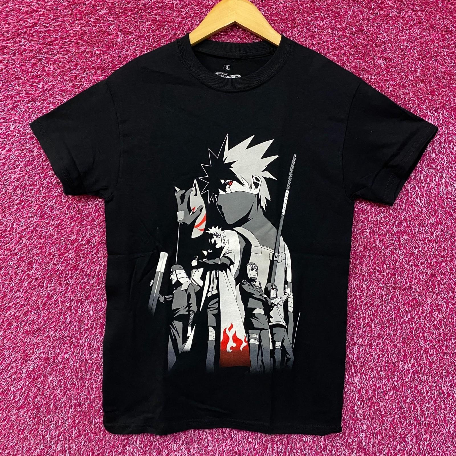 Naruto Shippuden ANBU Black Ops Kakashi Hokages Anime T-shirt Small XL