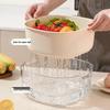 Sun Xiaomei Double-Layer Fruit & Vegetable Draining Basket