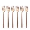 6Pcs/set Dinnerware Silverware Set Cutlery Set Fork Stainless Steel Flatware Outdoor Office Kitchen Home Tableware Set